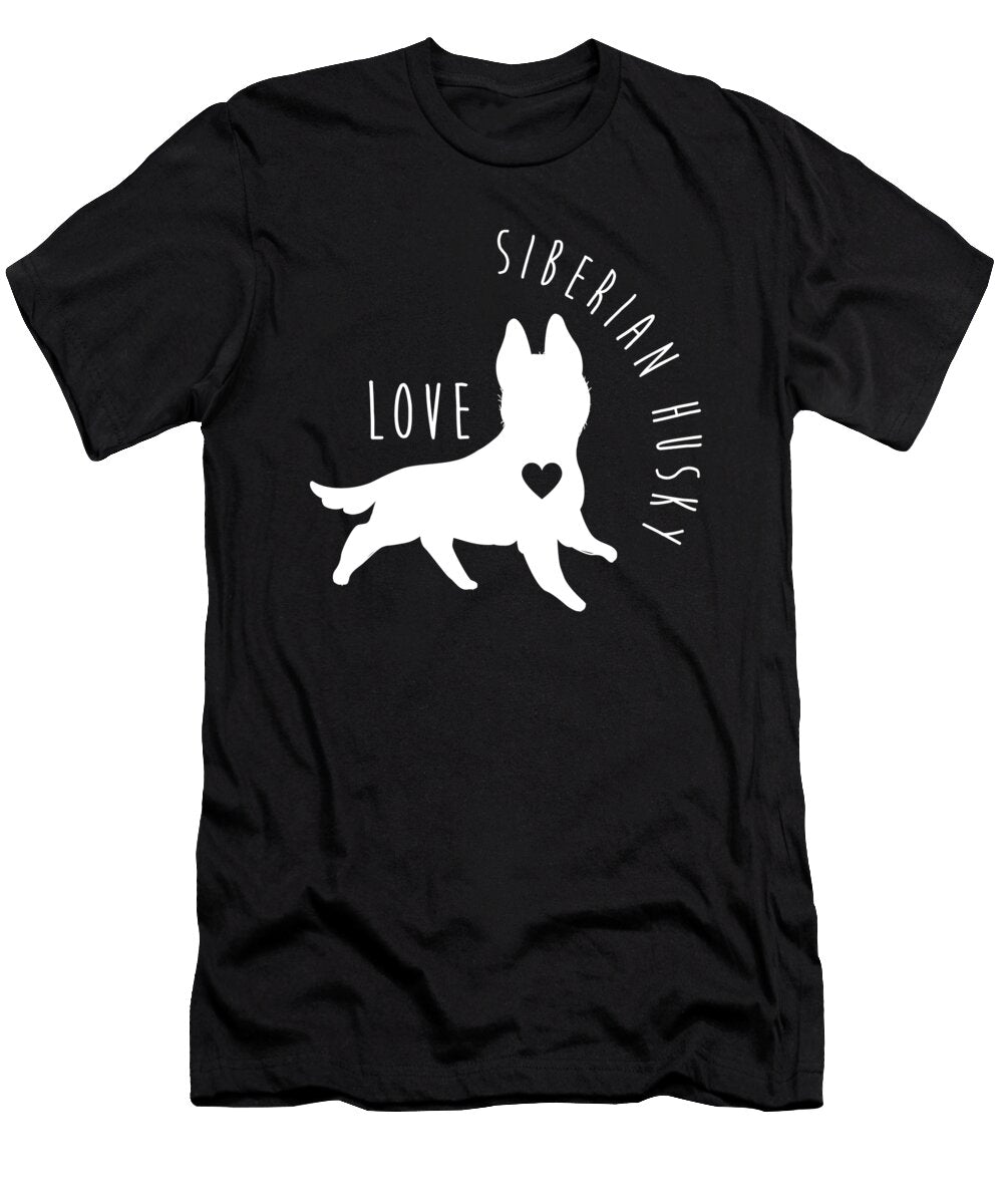 Love Siberian Husky Heart Dog Lover Pet Owner Gift Thomas Larch T-Shirt