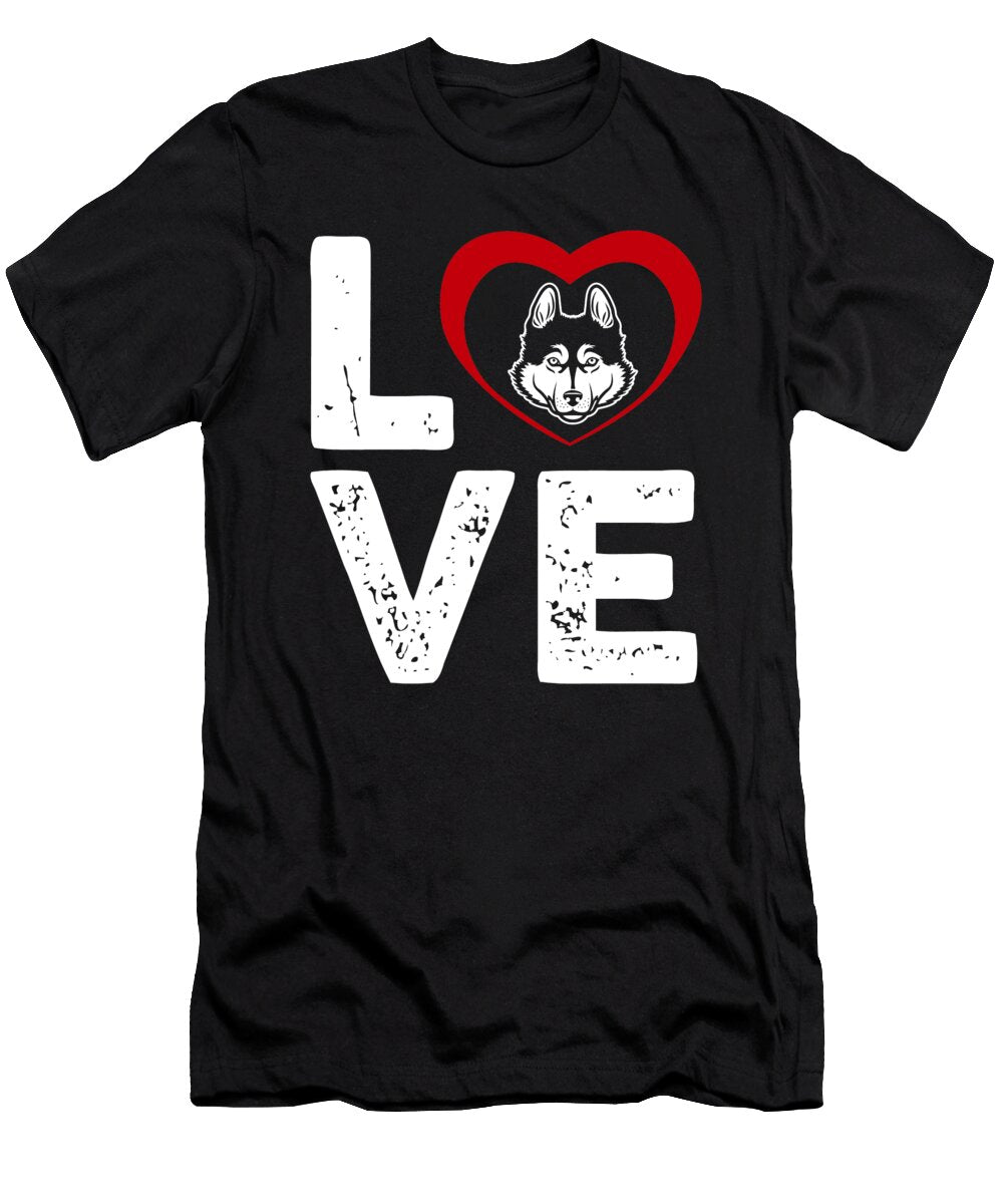 Love Siberian Husky the Primal Matriarch Art T-Shirt