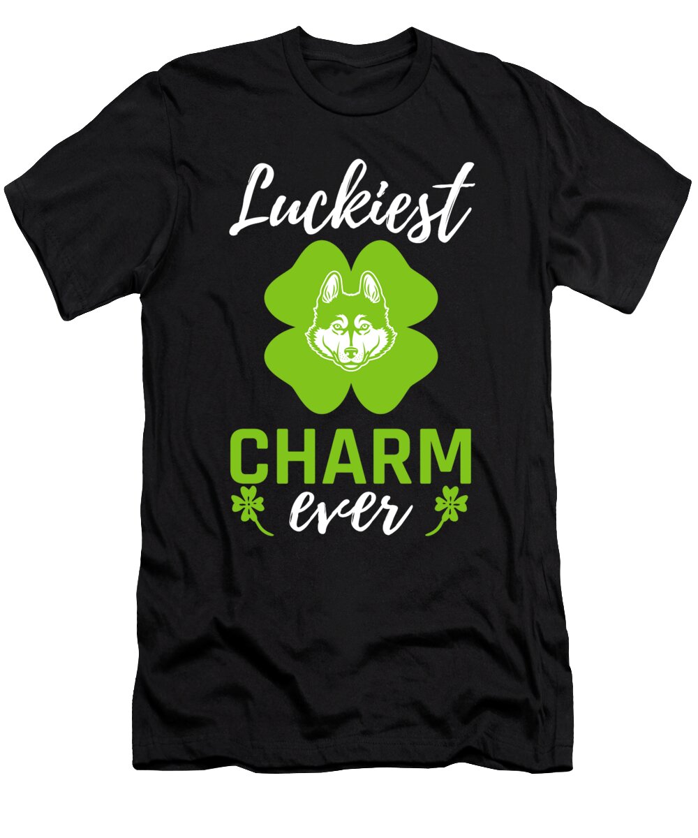 Luckiest Charm Ever Husky the Primal Matriarch Art T-Shirt