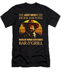 Lucky Brews Jackie Daytona Regular Human Bartender Bar and Grill Vintage Retro Roya Steward T-Shirt