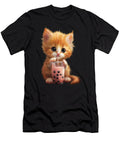 Lucky Cat Bubble Tea Fotos Douxie Grimo Art T-Shirt
