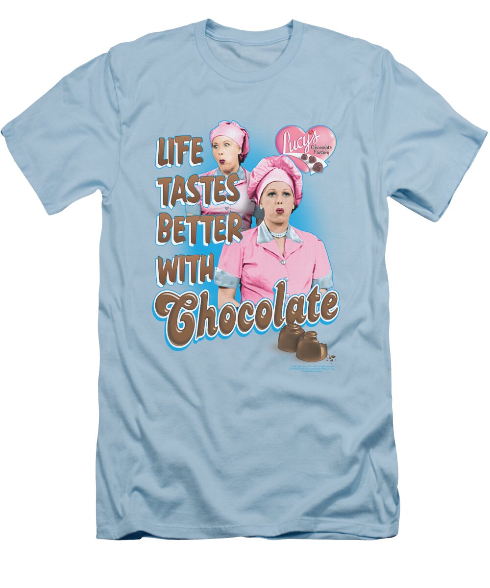 Lucy Better with Chocolate Brand a T-Shirt