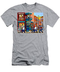 Lunch At Wilenskys Corner Diner on Fairmount Hockey Art Montreal Winter Paintings Carole Spandau Carole Spandau T-Shirt