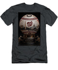 Luxe Washington Nationals Baseball with Monument Skyline Max Freeman T-Shirt
