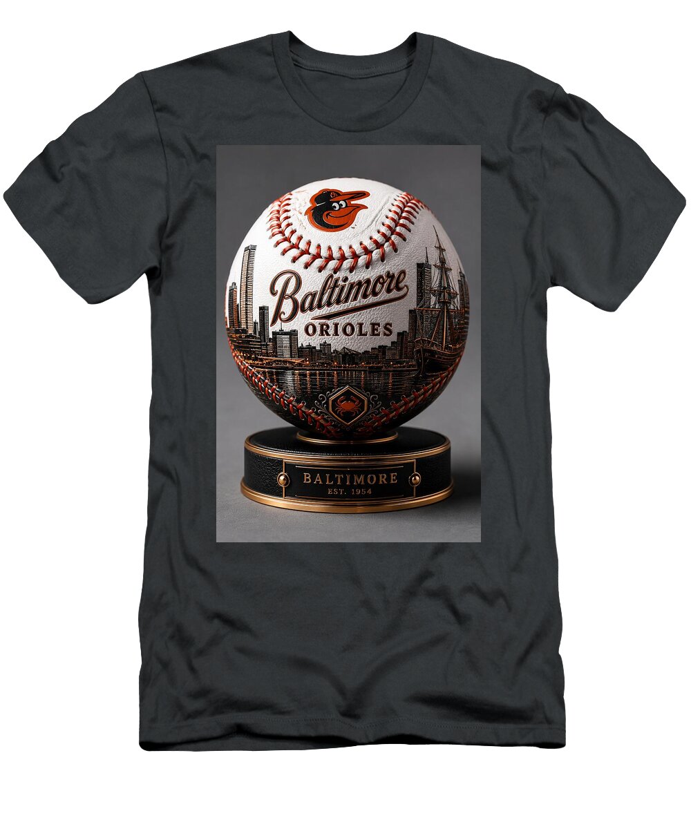 Luxury Baltimore Orioles Designer Baseball with Inner Harbor Elegance Max Freeman T-Shirt