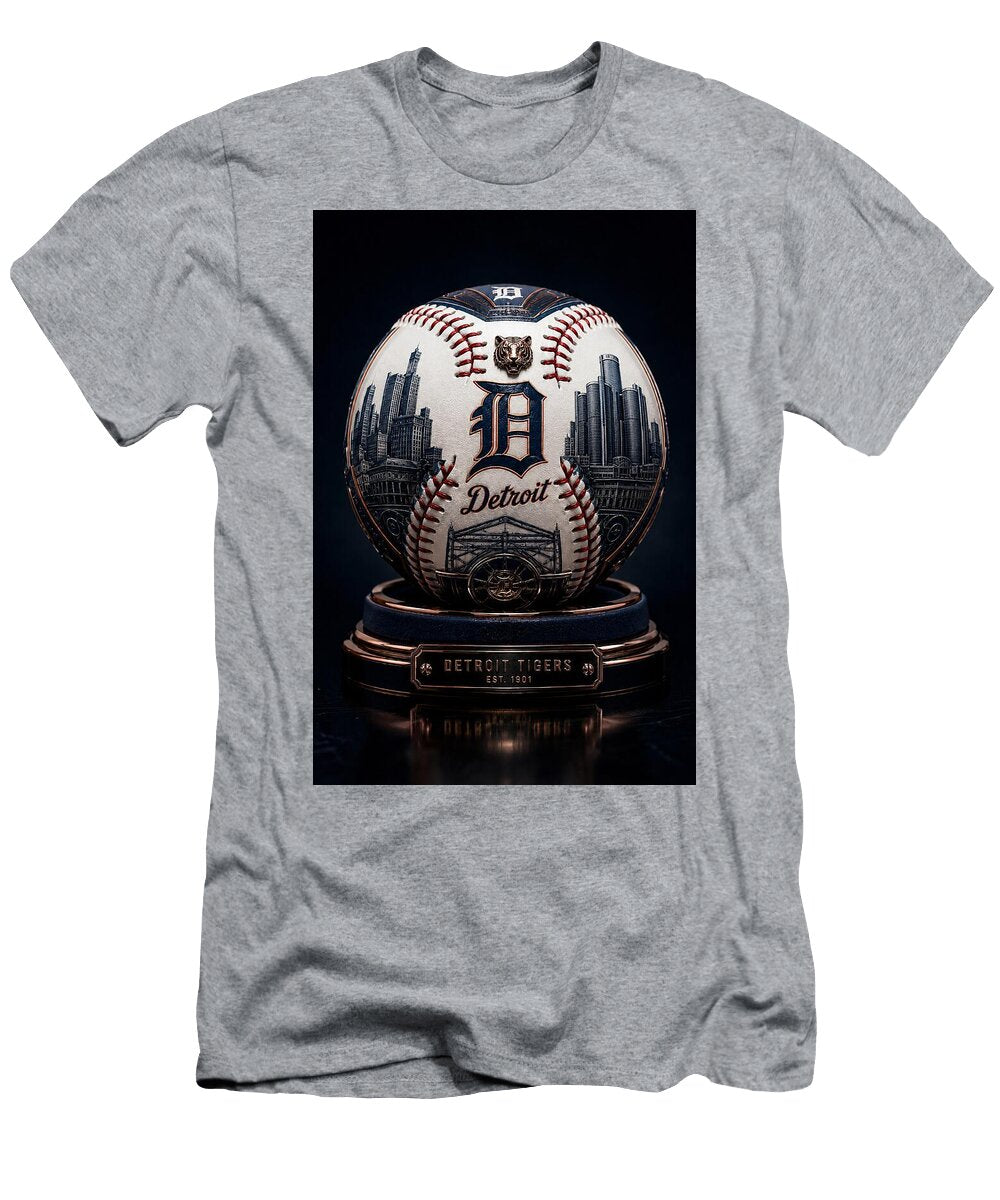 Luxury Detroit Tigers Baseball with Automotive Skyline Elegance Max Freeman T-Shirt