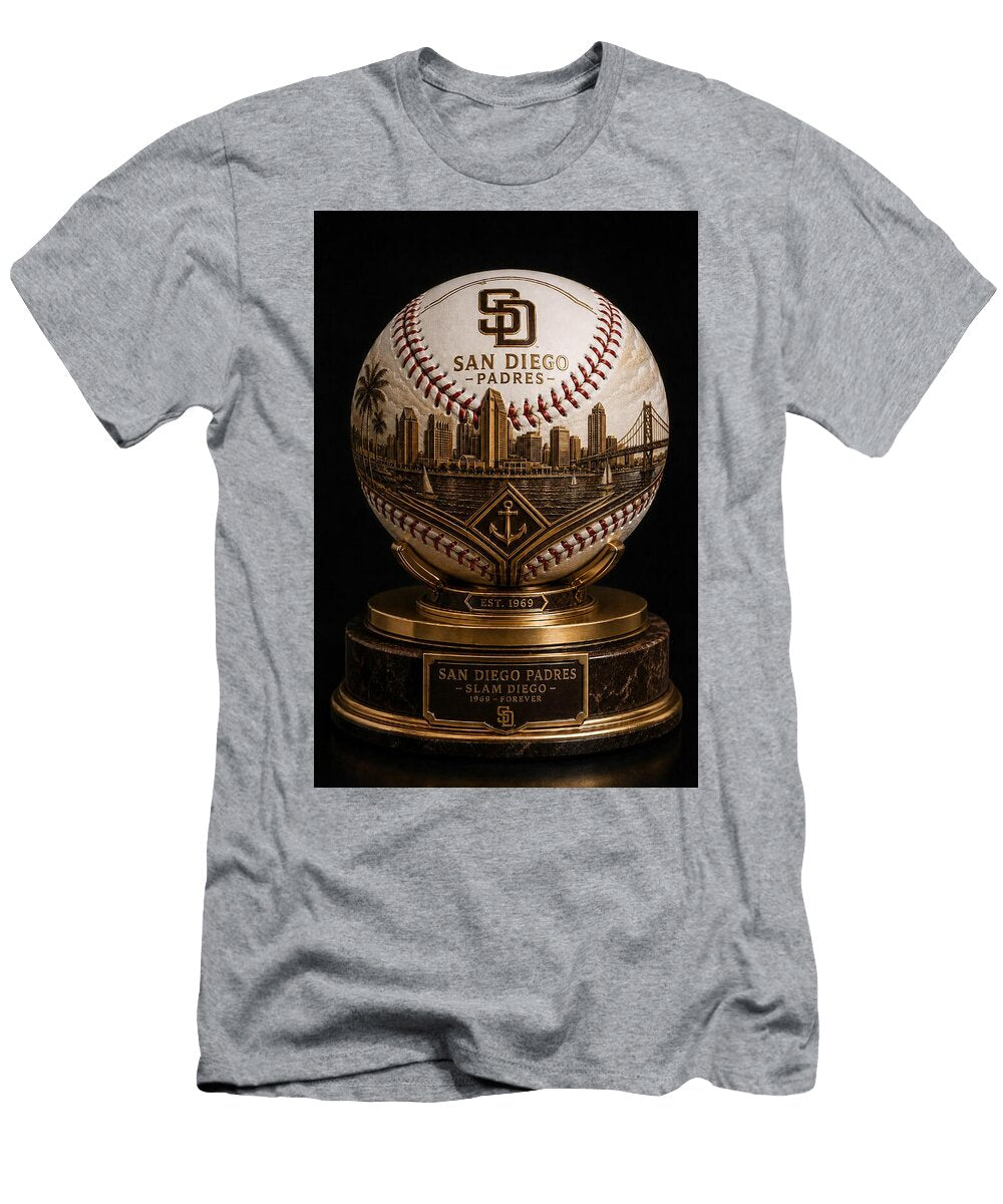 Luxury San Diego Padres Baseball with Coastal Skyline Elegance Max Freeman T-Shirt