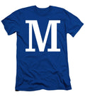 M in White Typewriter Style Custom Home Fashions T-Shirt