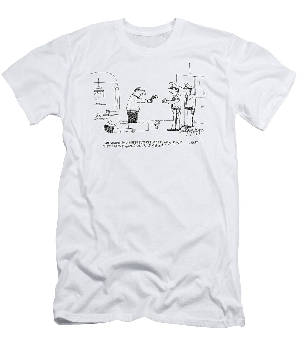 Macaroni and Cheese Three Nights in a Row Thats Edgar Argo T-Shirt