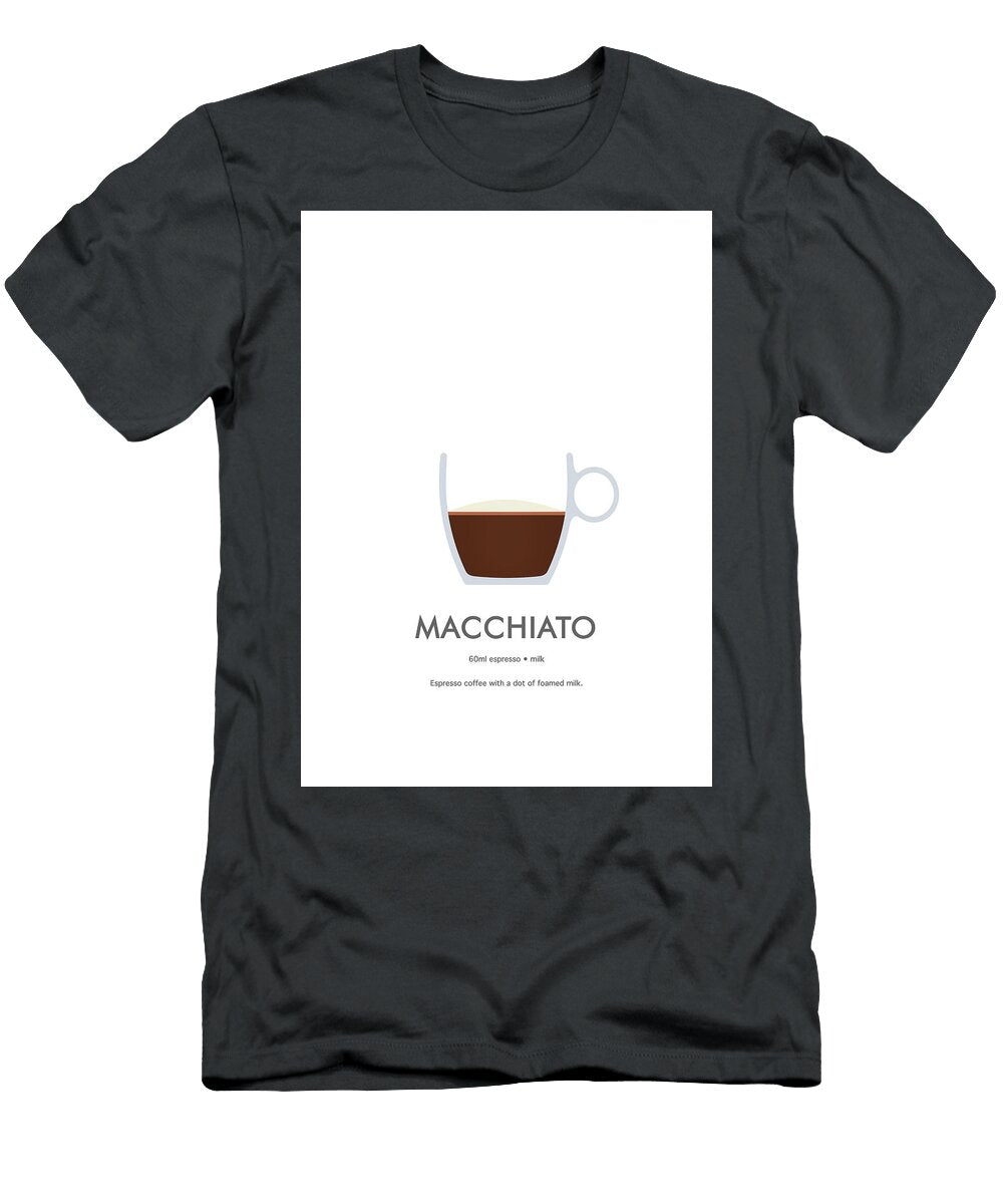 Macchiato Coffee Illustration Dennson Creative T-Shirt