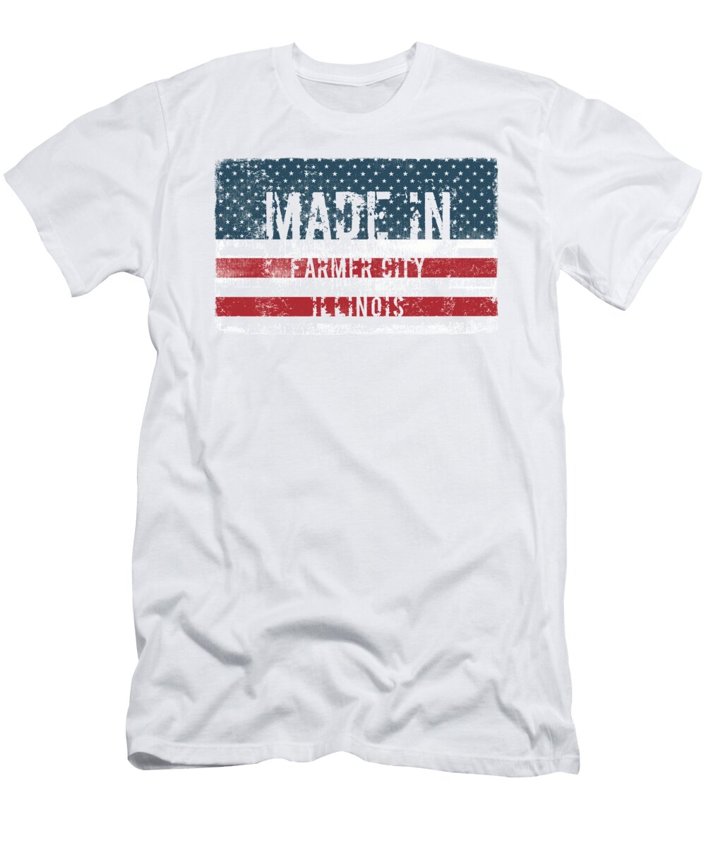 Made in Farmer City Illinois Goseeonline T-Shirt