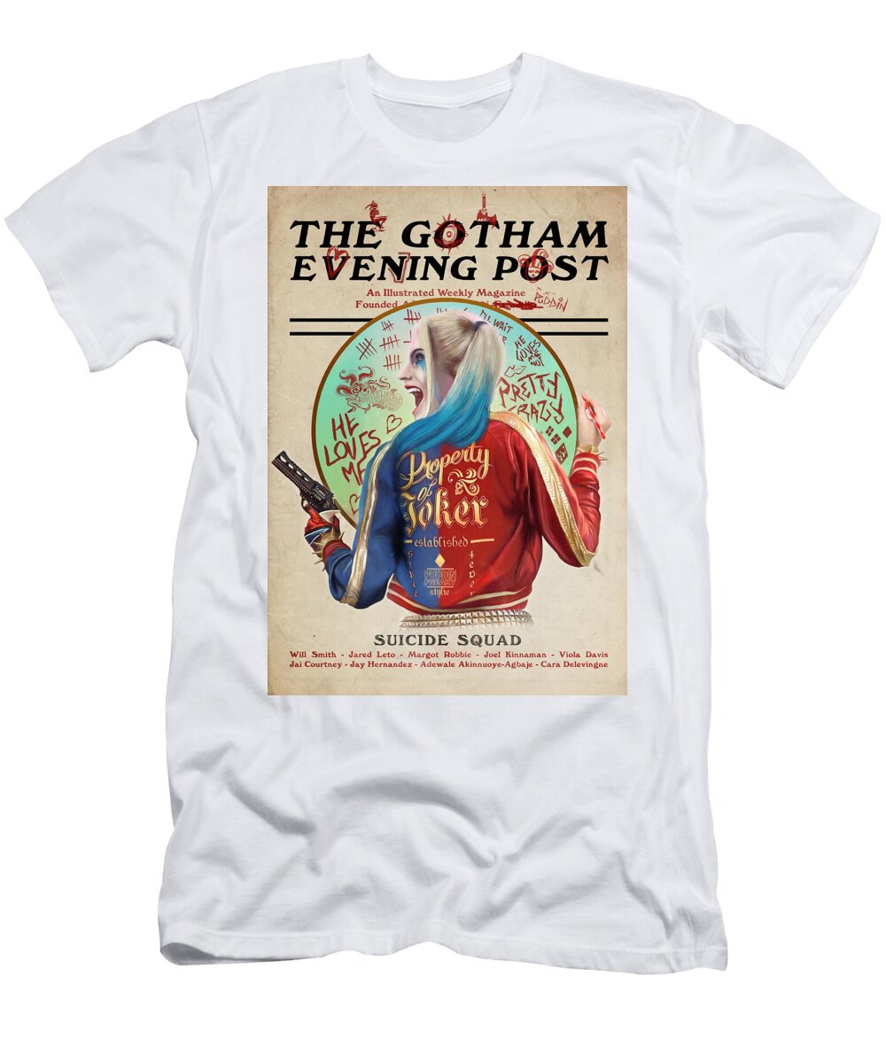 Magazine Cover with Character Matcha Coffe T-Shirt