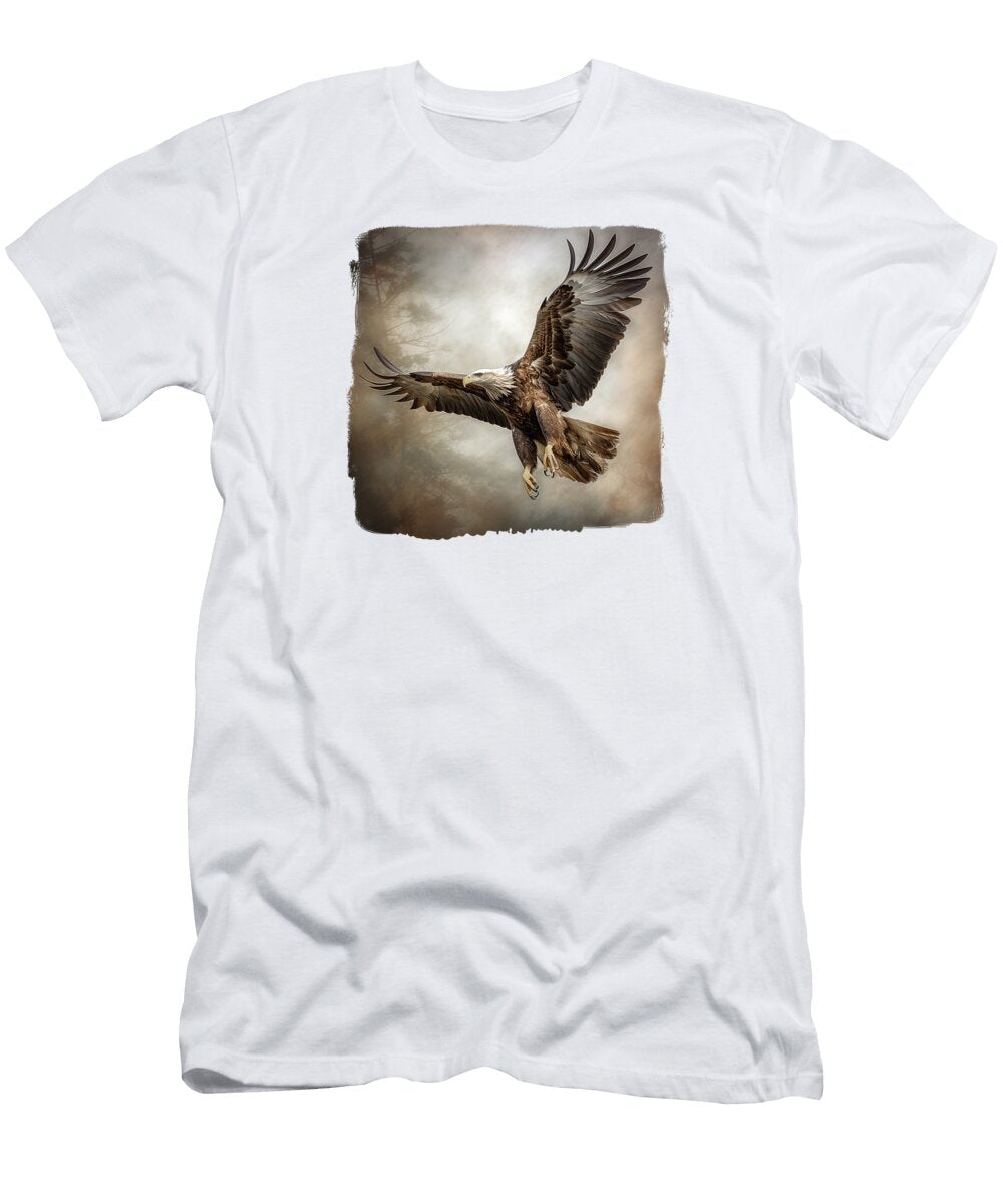 Majestic Bald Eagle Elisabeth Lucas T-Shirt