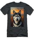 Majestic Husky At Sunset Abel Bold T-Shirt
