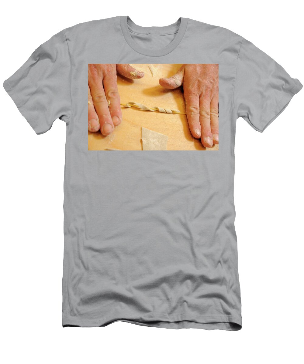 Making Fresh Pasta Foggia Italy Colin Dutton T-Shirt