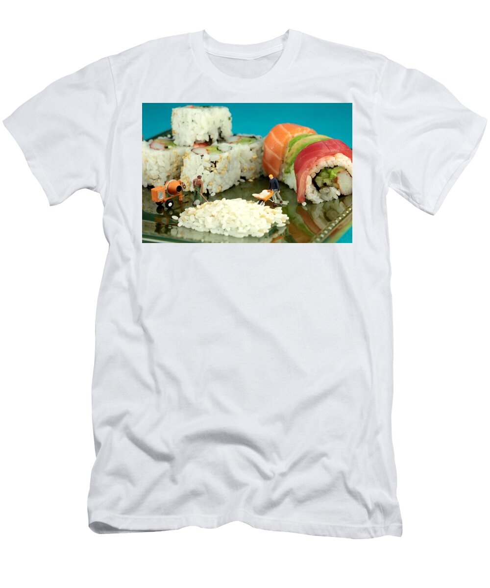 Making Sushi Little People on Food Paul Ge T-Shirt