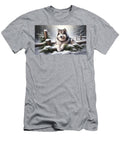 Malamute in Snowy Forest Mia Wikstrom T-Shirt