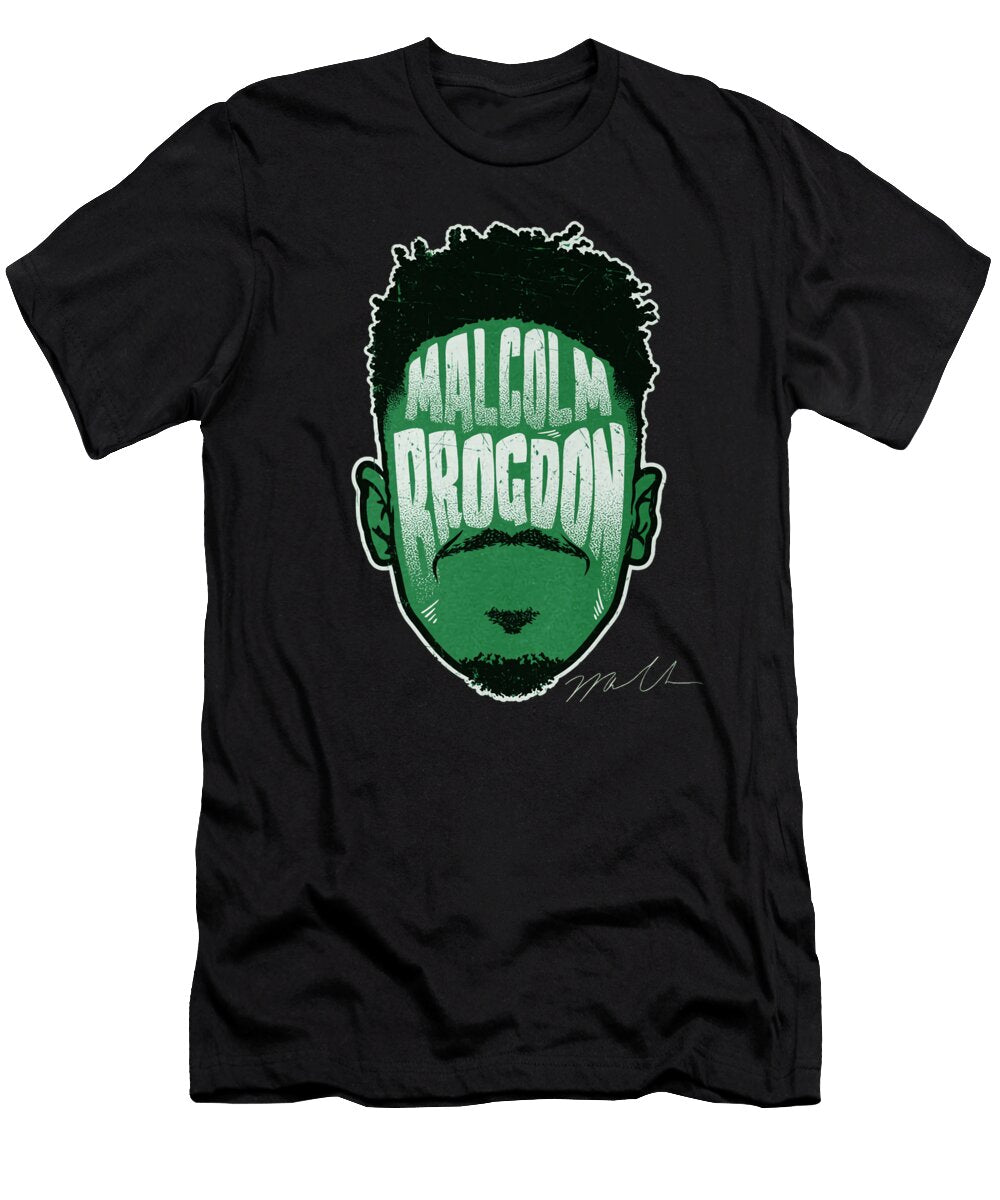 Malcolm Brogdon Boston Player Silhouette Ihsan Sirin T-Shirt