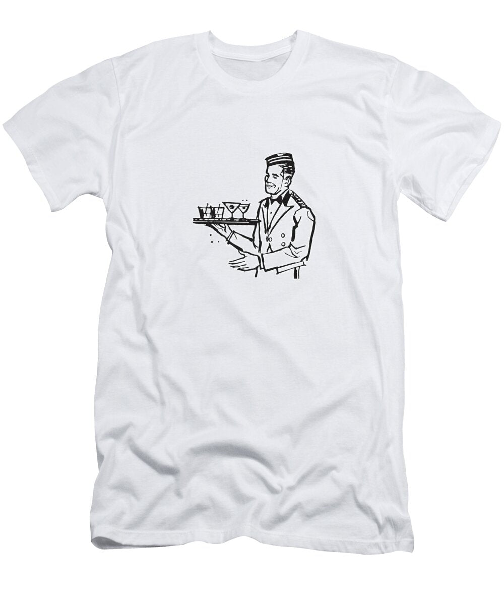 Male Cocktail Server Csa Images T-Shirt