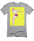 Male Diver About to Jump Off Board Csa Images T-Shirt