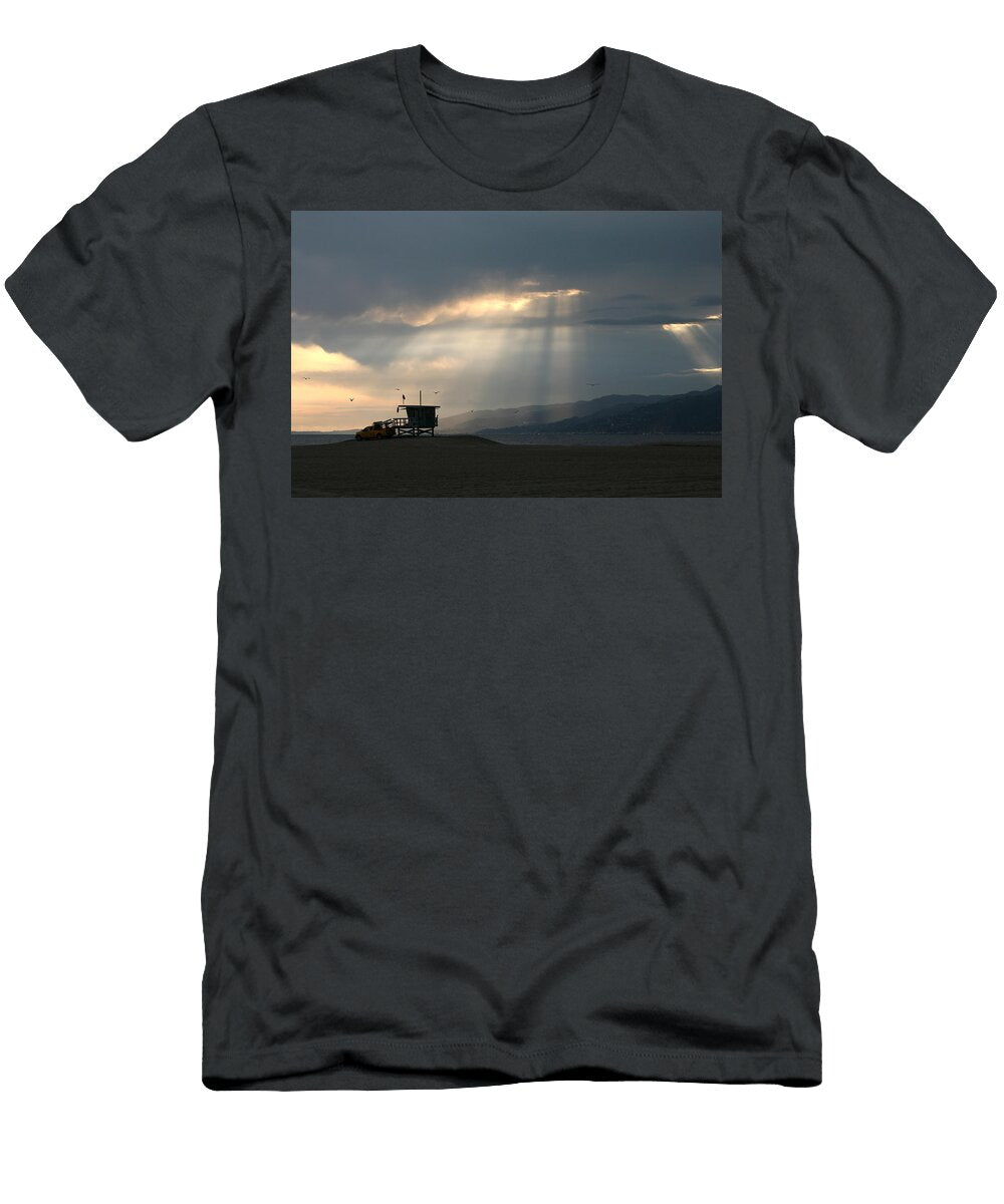 Malibu Beach Art Block Collections T-Shirt