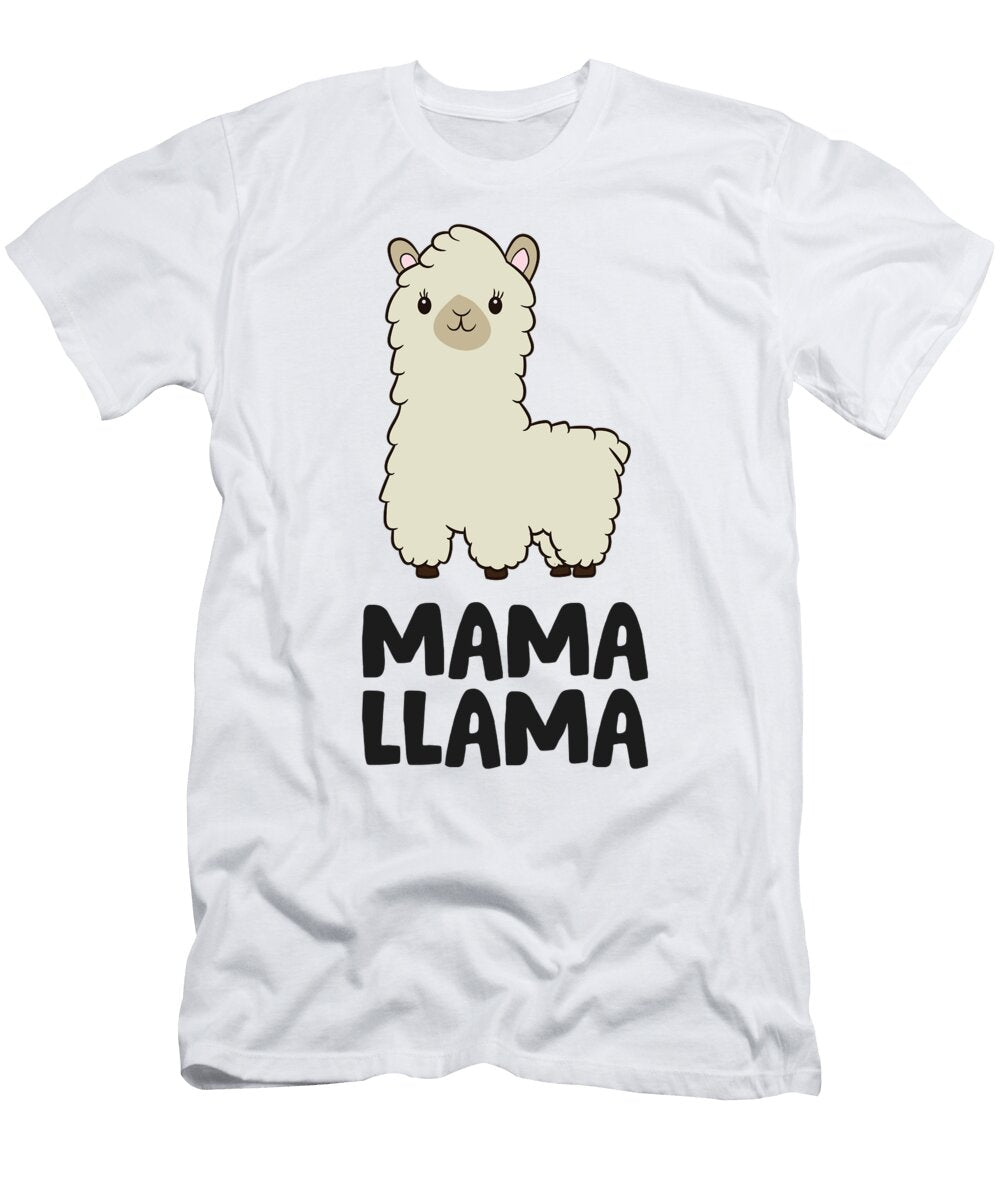 Mama Llama Women Girls Llama Eq Designs T-Shirt