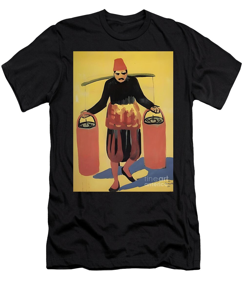 Man Carrying Red Jugsseller of Lemonade Salsabeel Studio T-Shirt