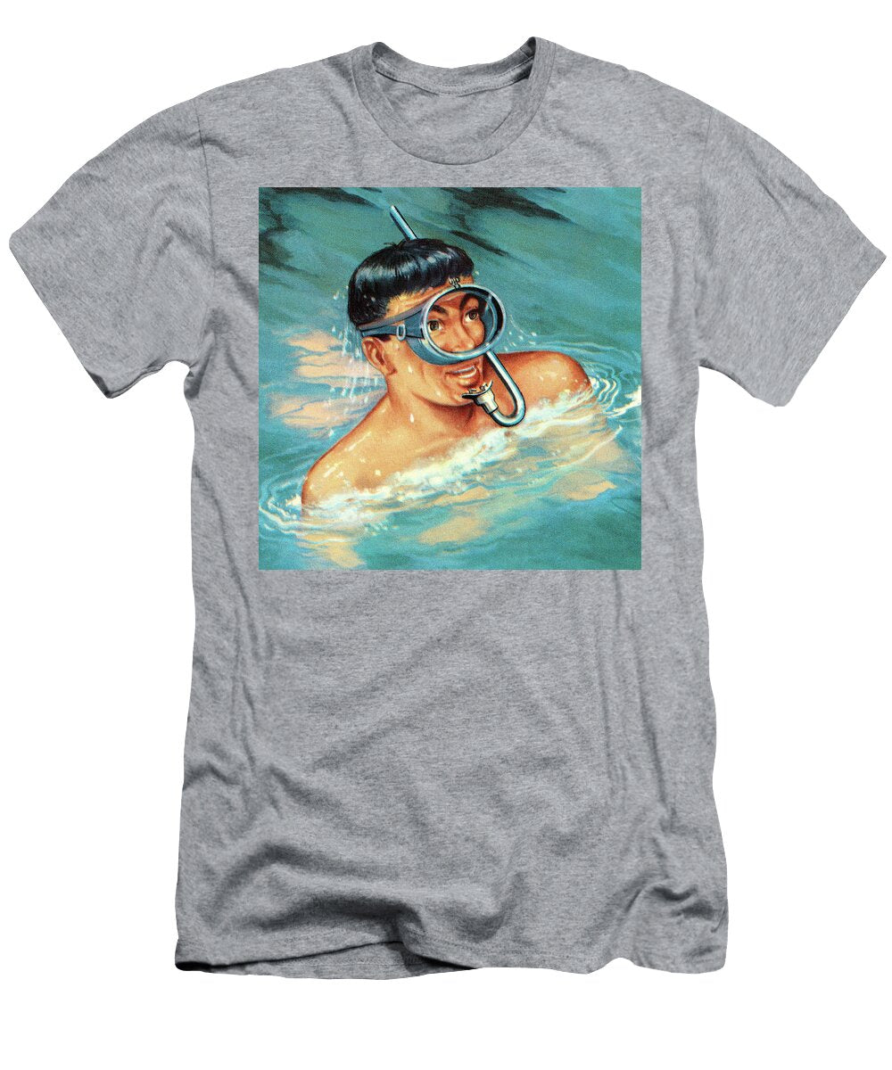 Man Snorkeling Csa Images T-Shirt