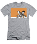 Man Squeezing Lemon for Cocktail Ikon Images T-Shirt