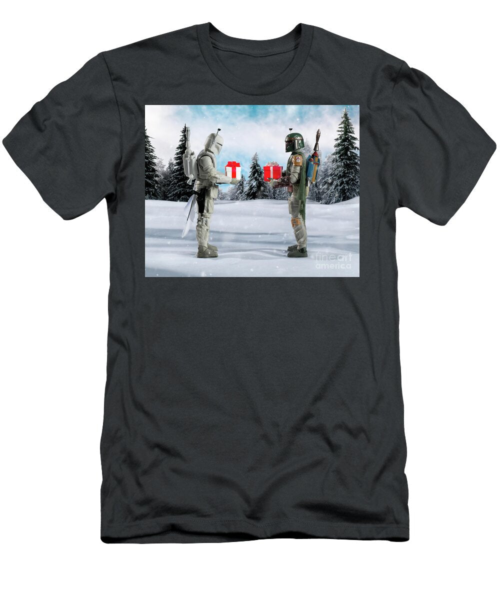 Mandalorian and Boba Fett Gift Exchamge Jt Photodesign T-Shirt
