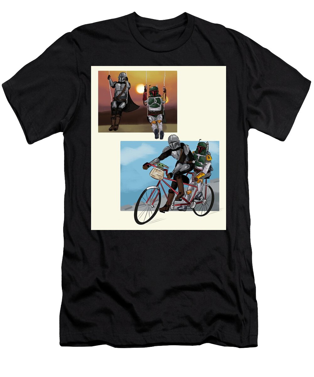 Mandalorian Friends Madison Mackiw T-Shirt