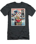 Maneki Neko Lucky Cat Ramen Retro Japanese Wave Zyneu Gangd T-Shirt