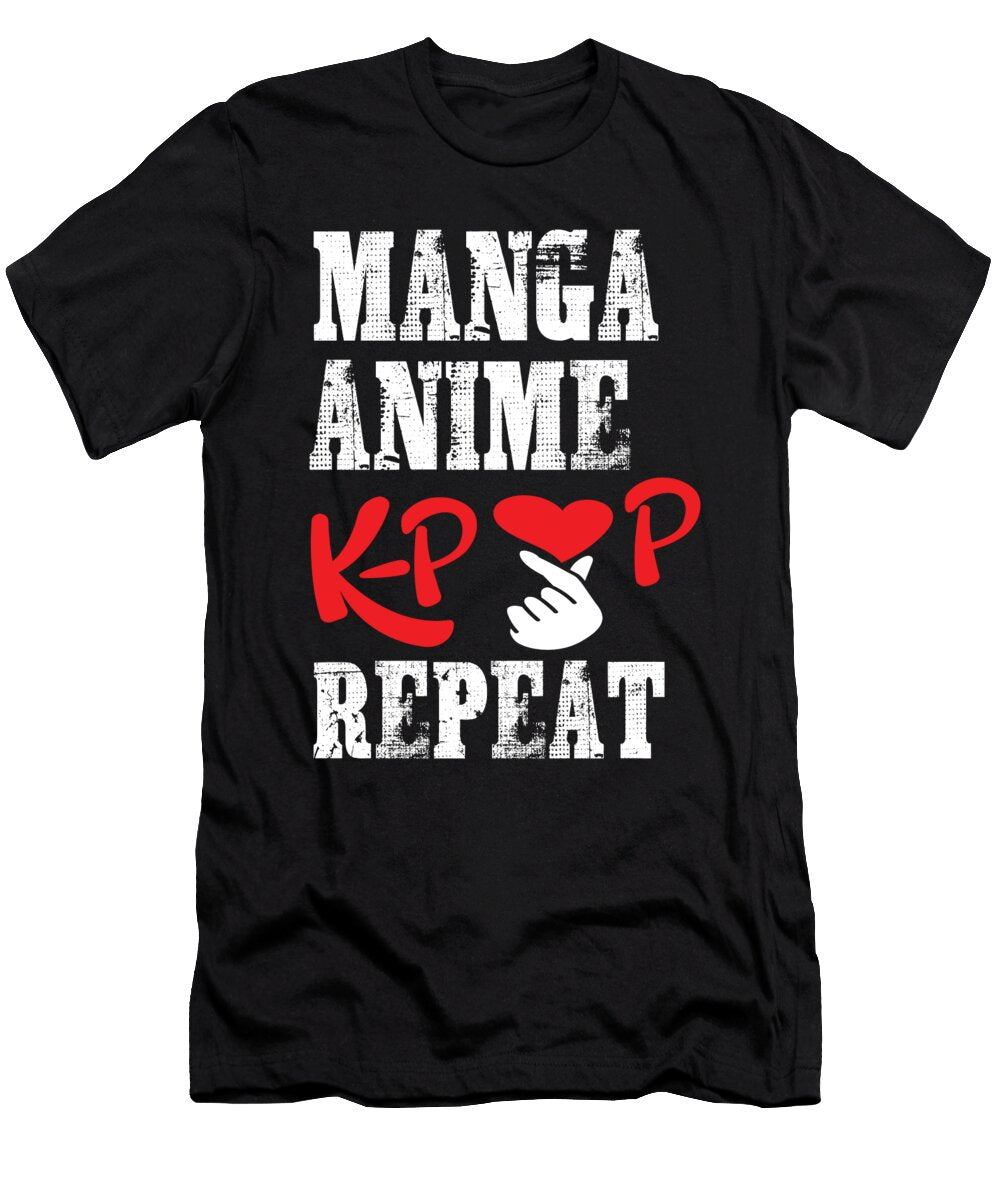 Manga Anime Kpop Repeat Steven Zimmer T-Shirt