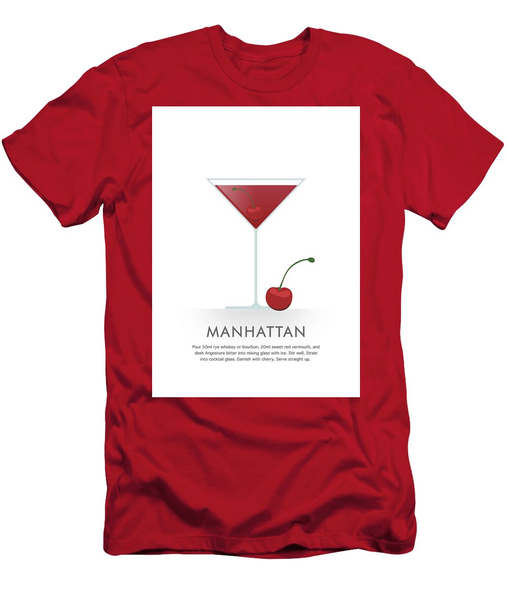 Manhattan Cocktail Dennson Creative T-Shirt