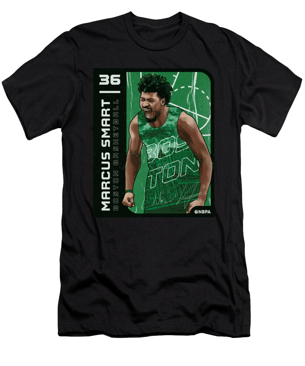 Marcus Smart Boston Card Ihsan Sirin T-Shirt