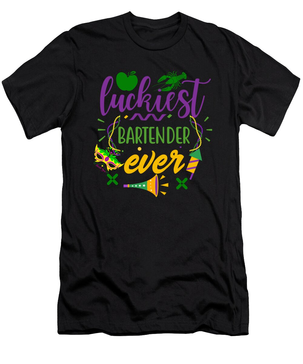 Mardi Gras 2024 Bartender Costume Orgence Matungwa T-Shirt