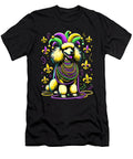 Mardi Gras Poodle Dog Jester Natalie Lidford T-Shirt