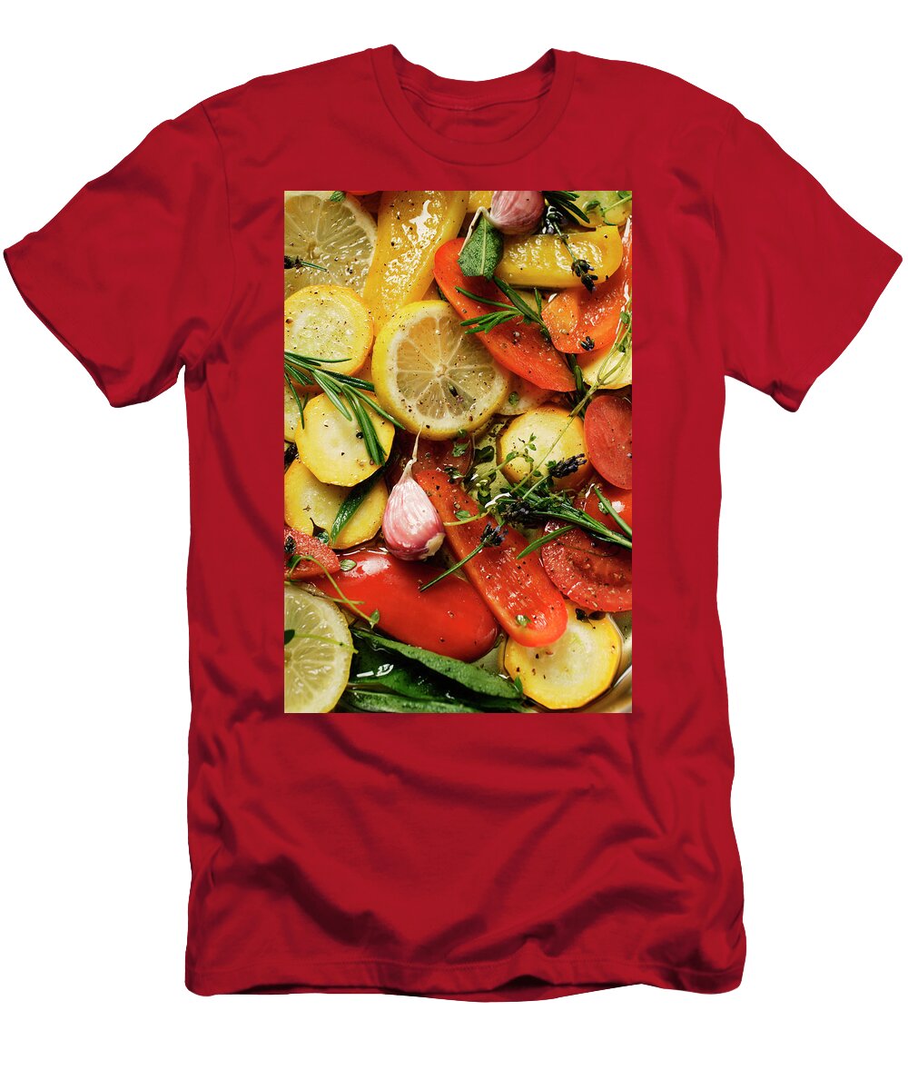 Marinated Vegetables with Herbs and Garlic Foodcollection T-Shirt
