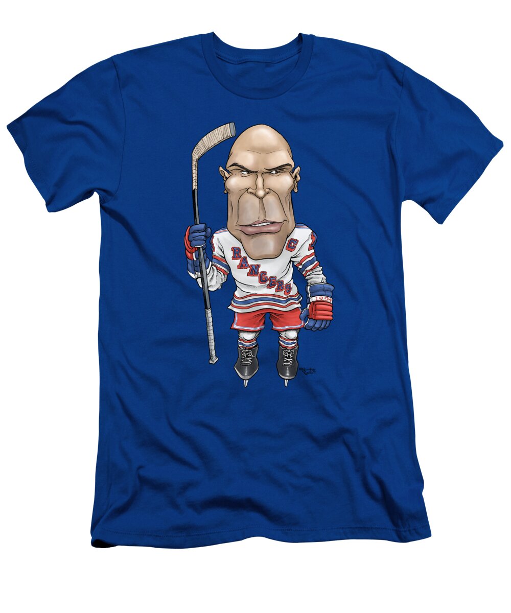 Mark Messier White Uni Mike Scott T-Shirt