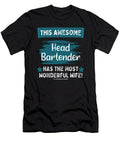 Married Head Bartender Husband Job Profession Tenshirt T-Shirt