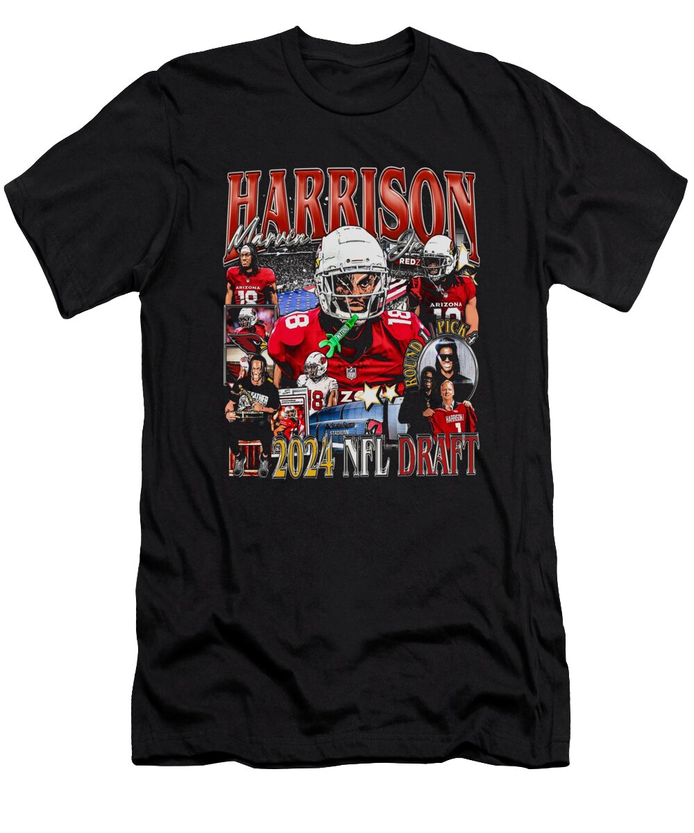 Marvin Harrison Jr Cardinals Vintage Bootleg Ozlem Altin T-Shirt