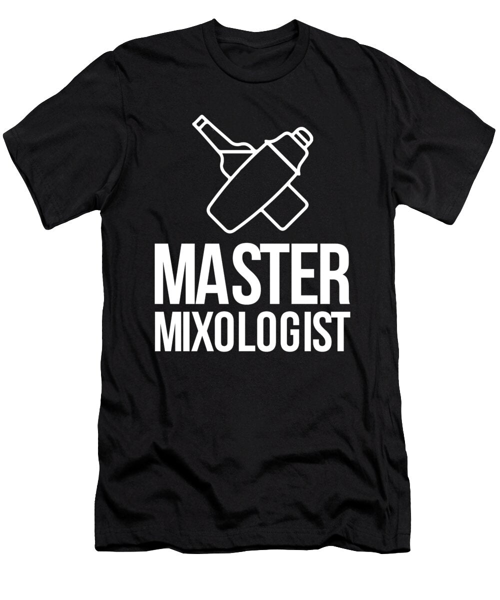 Master Mixologist Bartender Noirty Designs T-Shirt
