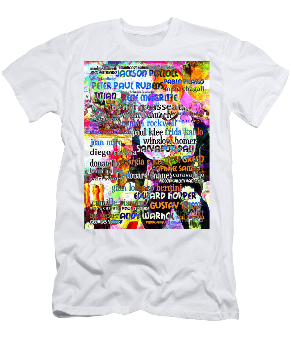 Masters of Art a Bar At the Den Folies Bergere 20160306 Wingsdomain Art and Photography T-Shirt
