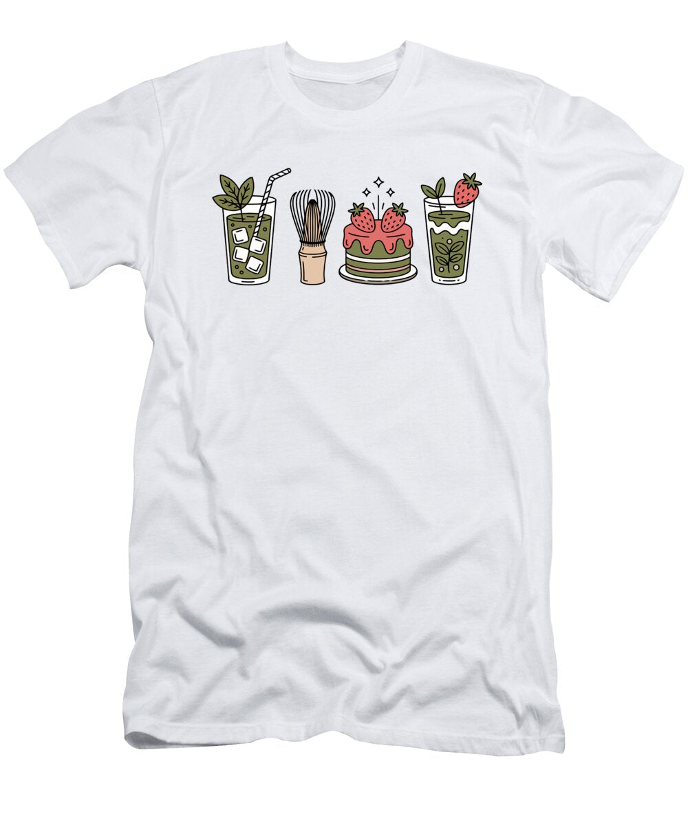 Matcha Desserts and Drinks Collection Joanna Redesiuk T-Shirt