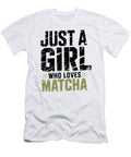 Matcha Enthusiast Typography Joanna Redesiuk T-Shirt