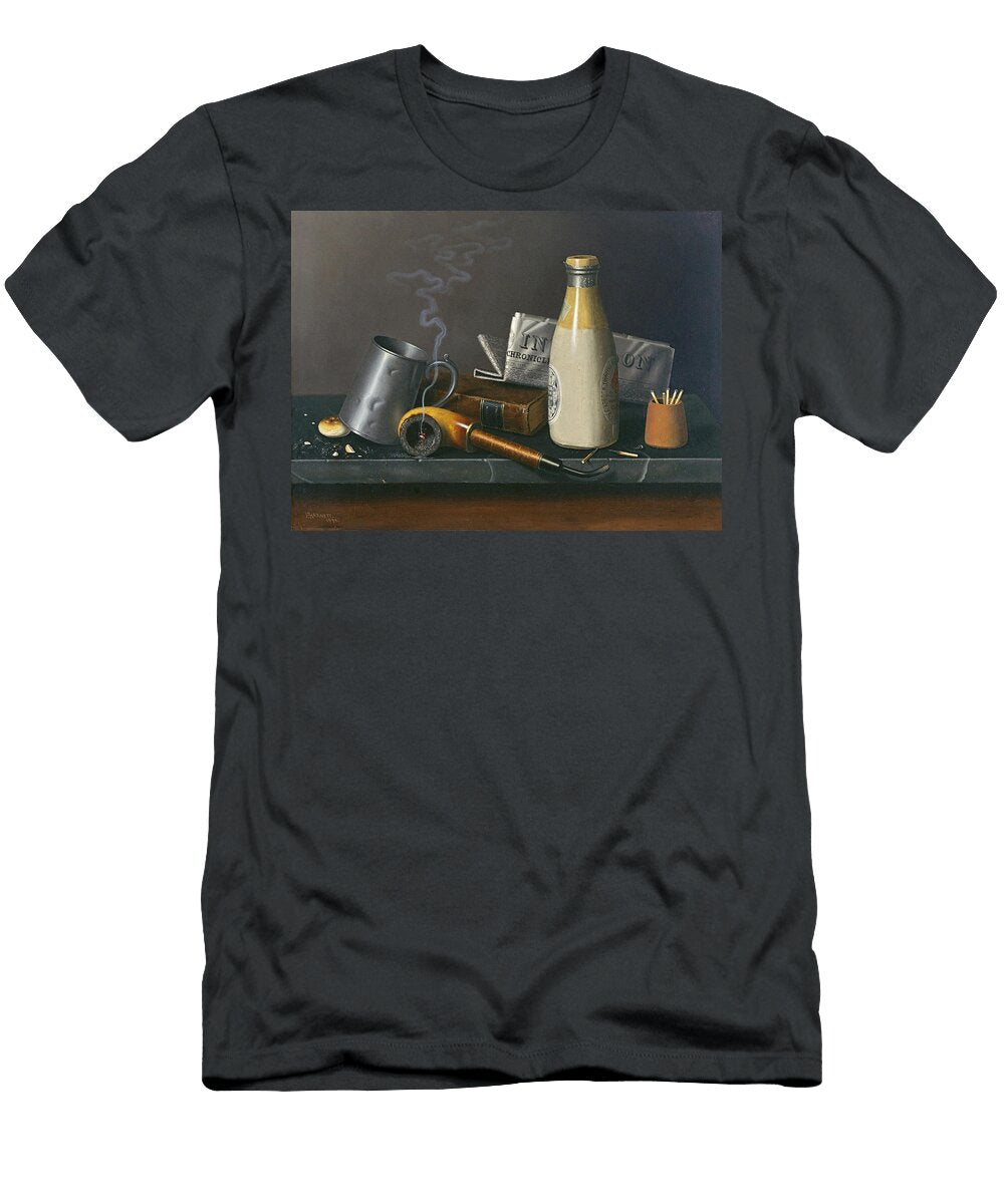 Materials for a Leisure Hour William Michael Harnett T-Shirt