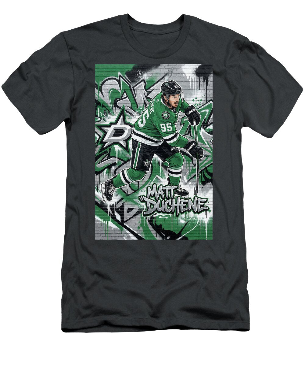 Matt Duchene Graffiti Poster Hockey Player NHL Sampadart Gallery T-Shirt