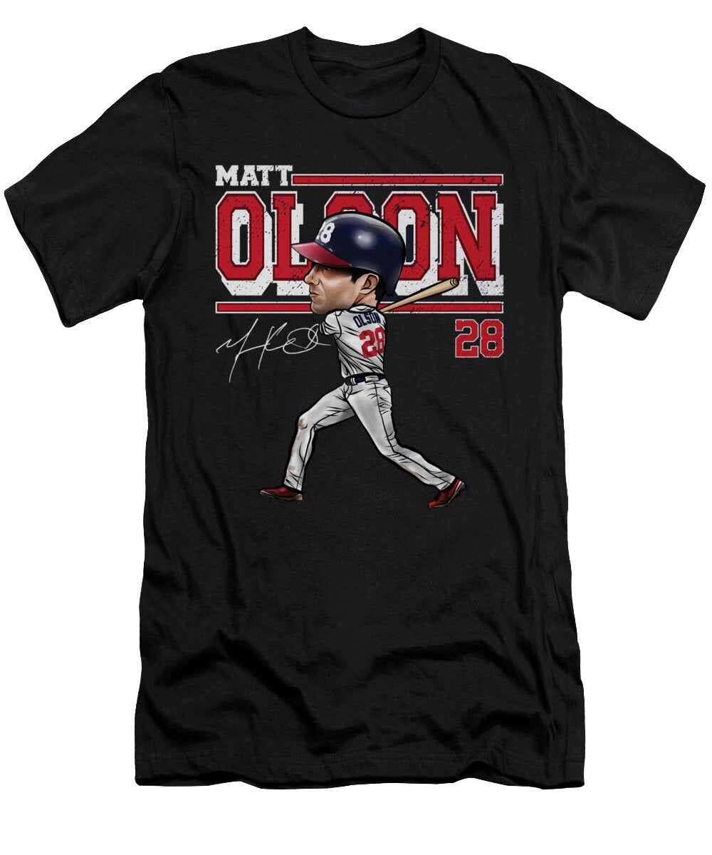 Matt Olson Atlanta Cartoon Ihsan Sirin T-Shirt