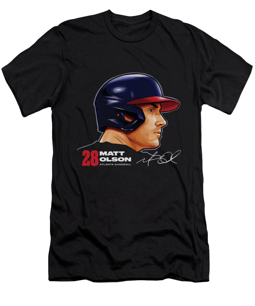Matt Olson Atlanta Profile Ihsan Sirin T-Shirt