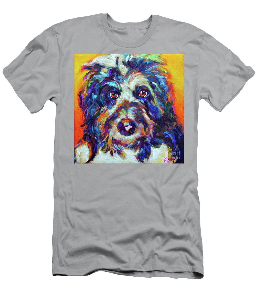 Max the Aussiedoodle Robert Phelps T-Shirt